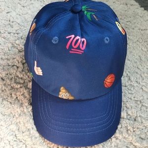 Unisex emoji kids hat